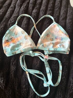 Jolyn Clothing Palm Triangle Bikini Top